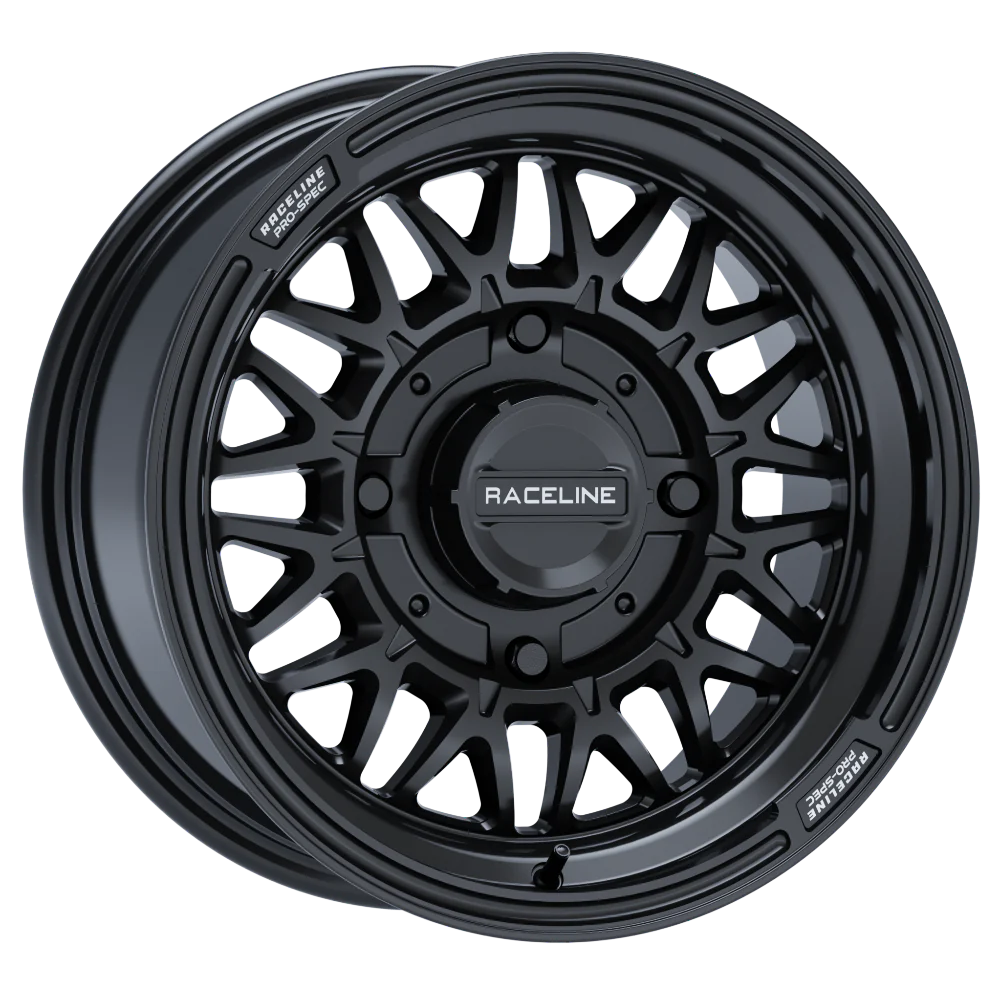 RACELINE OMEGA 14X7 4/156 5+2 (+10MM) SATIN BLACK