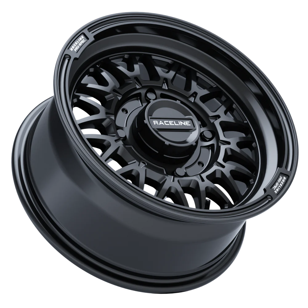 RACELINE OMEGA 14X7 4/156 5+2 (+10MM) SATIN BLACK